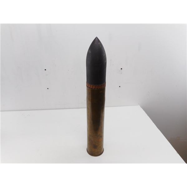 WWII U.S. 75 MM INERT ROUND
