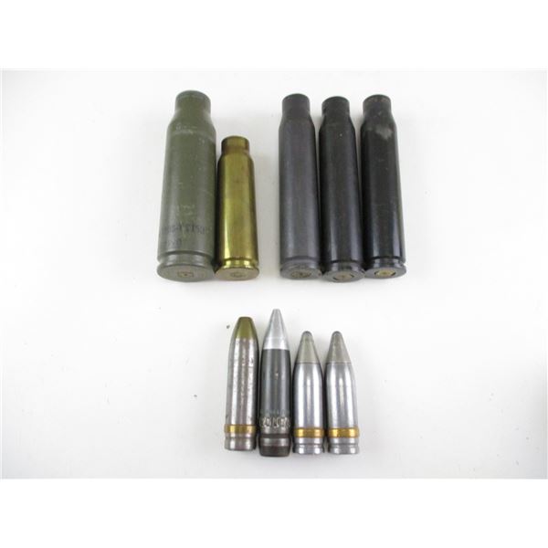 ASSORTED INERT 20MM/25MM ROUNDS LOT