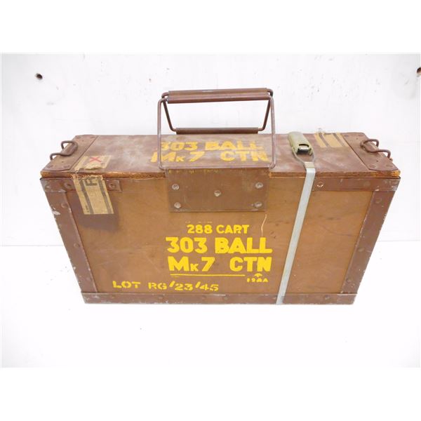 WWII BRITISH 303 AMMO BOX