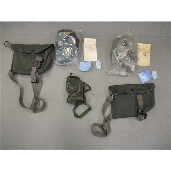 ASSORTED GAS MASK LOT