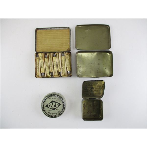 WWII ASSORTED TIN LOT