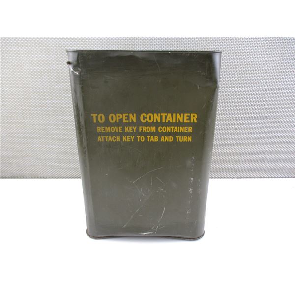 U.S. M9A1 GAS MASK TIN