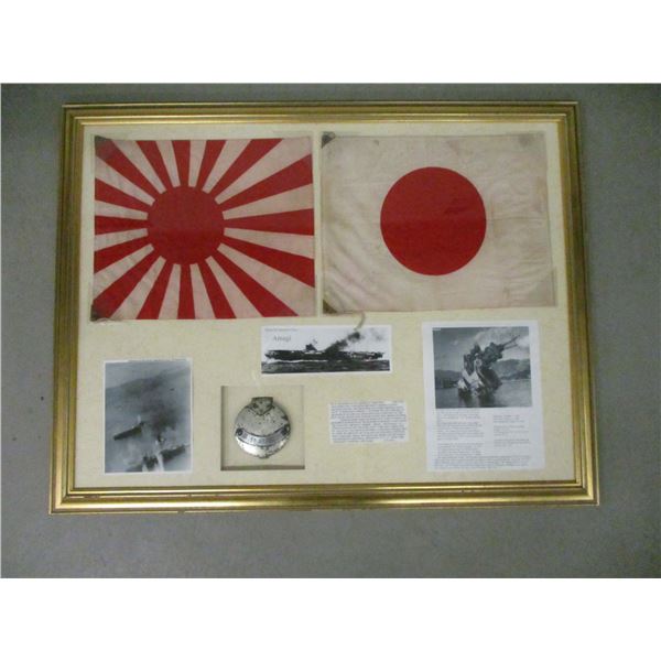 GLASS FRAMED JAPANESE NAVAL LOT