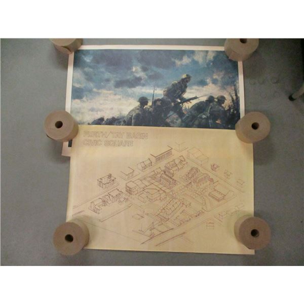 ASSORTED MILITARY PRINTS ETC