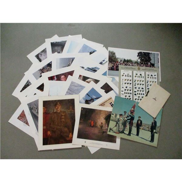 ASSORTED MILITARY PRINTS ETC LOT