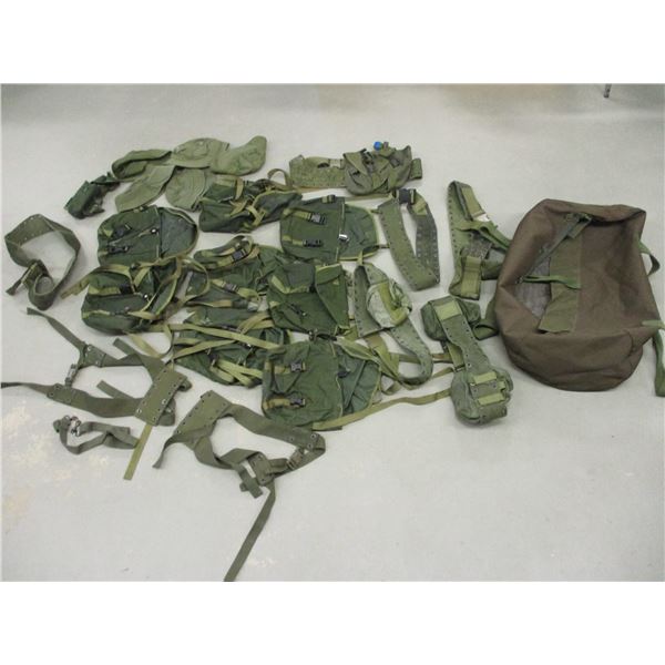 CANADIAN 82 PATTERN WEBBING LOT