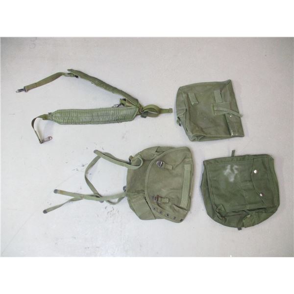 U.S. ALICE WEBBING + BAGS LOT