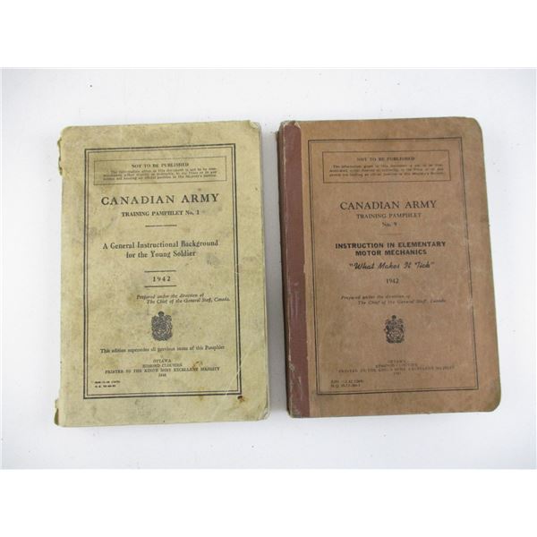 CANADIAN ARMY TRAINING PAMPHLET LOT