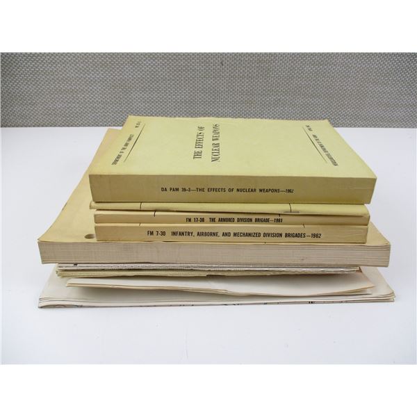ARMY FIELD MANUALS PAMPHLETS ETC LOT