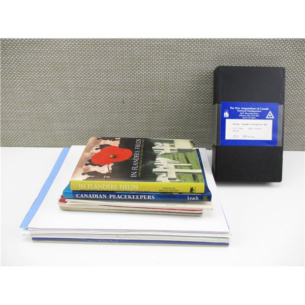 ASSORTED MILITARY BOOKLETS ETC.