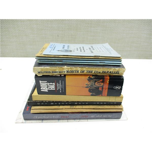 ASSORTED MILITARY BOOKLETS ETC.