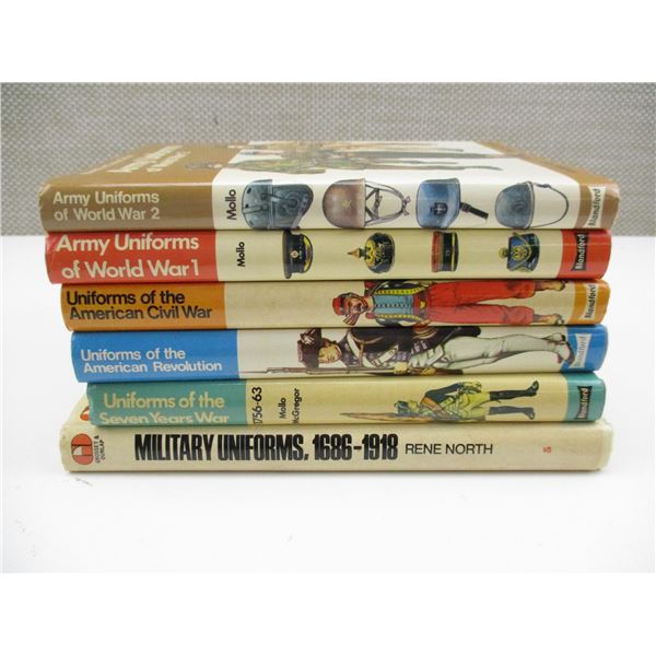 ASSORTED MILITARY UNIFORM BOOKS