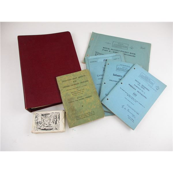 CANADIAN MILITARY BOOKLETS