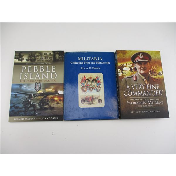 ASSORTED MILITARY BOOKS