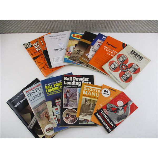 ASSORTED RELOADING BOOKS & MANUALS