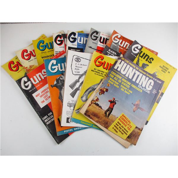 GUNS MAGAZINE LOT ETC.