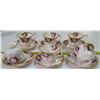 Image 4 : Royal Albert China, Celebration Pattern, 6 Teacups and Saucers