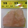 Image 1 : Raw Pink Quartz Specimen, 88 grams, healing stone