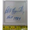 Image 1 : Vintage Phil Esposito Autograph on Piece of Boston Garden Plexi Glass
