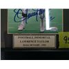 Image 2 : Lawrence Taylor Framed Matted Autographed 5x7