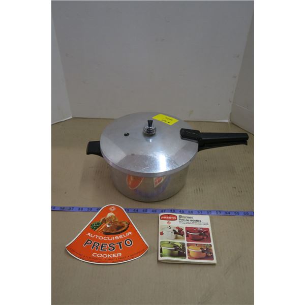 Presto Pressure Cooker - Includes Manual