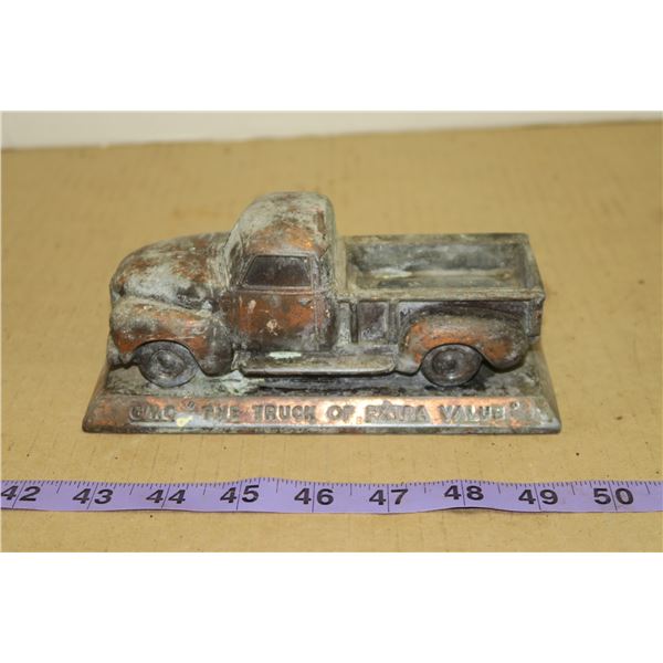 Metallic GMC Model Truck