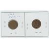 Image 2 : 2 1962 Canadian 1 Cent Coins