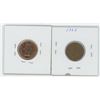 Image 2 : 1962 & 1963 Canadian 1 Cent Coins