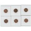 Image 2 : 6 1996 - 2000 Canadian 1 Cent Coins