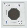 Image 1 : One Cent Canadian Coin - 1884 VG