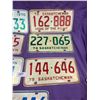 Image 3 : 7 1970's Sask license plates 1970, 71, 72, 73, 74, 75, 76