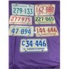 Image 4 : 7 1970's Sask license plates 1970, 71, 72, 73, 74, 75, 76
