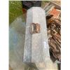 Image 4 : Metal tool box comes with vintage tools, car jacks, oil funnels 20"