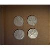 Image 1 : 4 Canada silver quarters 1963, 65