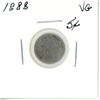 Image 1 : 1888 Canada 5 cent coin