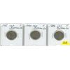Image 1 : 1937, 1937D, 1937S - USA Buffalo five cent coins