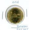 Image 1 : 2016 Canada dollar - occasions set - Happy Birthday 2016 cupcake, party hat, present MS65