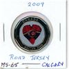 Image 1 : 2009 Canada Dollar - Calgary Flames, road jersey crest