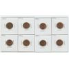 Image 1 : 8 - Canadian 1 Cent Coins (1990, 1991, 2-1992, 1993, 1994, 2-1995)