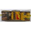 Image 4 : 3 - Tobacco Round Tins