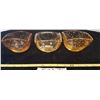 Image 1 : 3 Decorative Glass Bowls