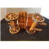 Image 2 : Wooden Wagon Lamp (Needs Repair)