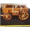 Image 4 : Wooden Wagon Lamp (Needs Repair)