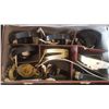 Image 2 : Vintage Headphones Case & Mixer (Some Items Need Repair)
