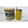Image 2 : Antique Golden Virginia Tobacco and Coleman Lighter Fluid Cans