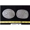 Image 1 : 2 Hesston Rodeo Finals Belt Buckles