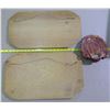 Image 2 : Lot of 2 Wooden Paintings & Wall Hanging