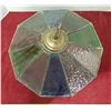 Image 3 : 2 X Stained Glass Hanging Lamp Shades - 1 Damaged (See Pics)