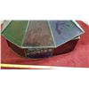 Image 5 : 2 X Stained Glass Hanging Lamp Shades - 1 Damaged (See Pics)