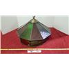 Image 2 : 2 X Stained Glass Hanging Lamp Shades - 1 Damaged (See Pics)